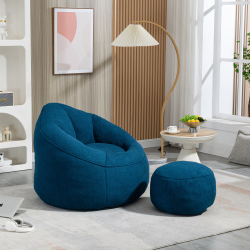 Blue Bean Bag chair