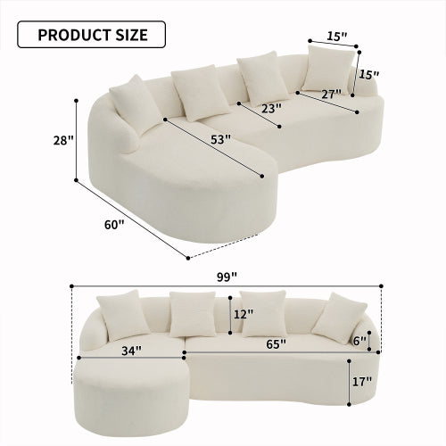 cloud white sofa