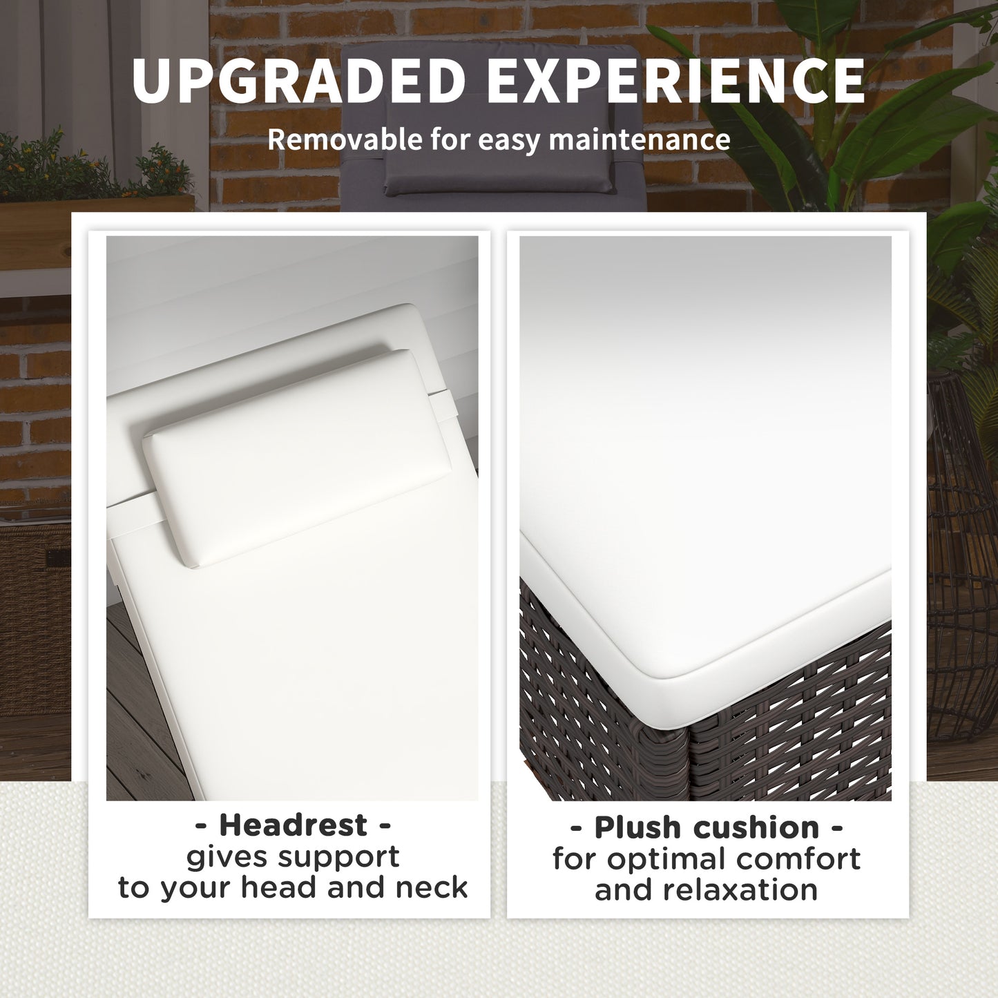 2 Reclining Chaise Lounge Chairs