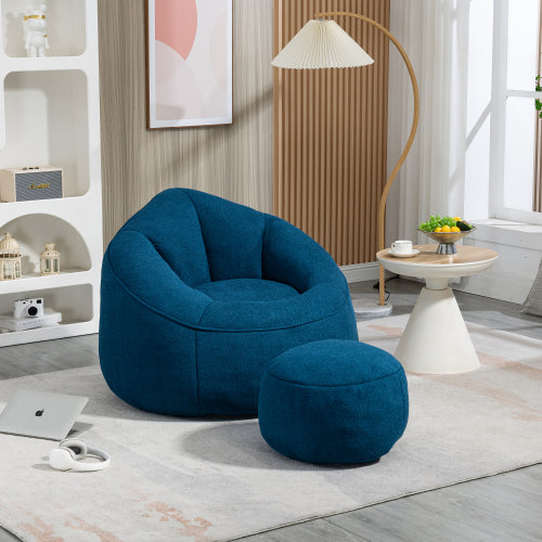 Blue Bean Bag chair