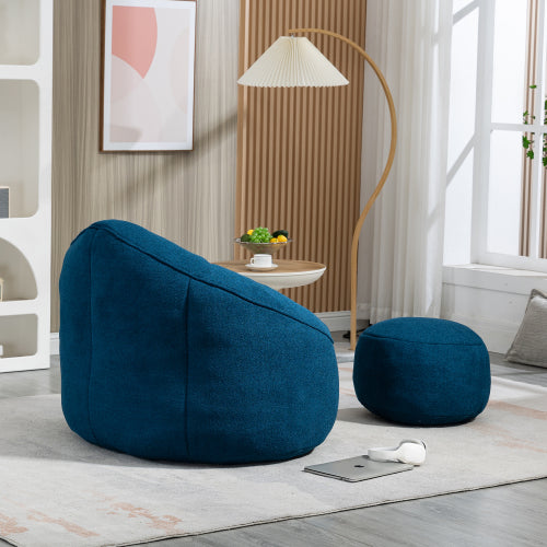 Blue Bean Bag chair
