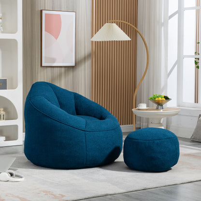 Blue Bean Bag chair