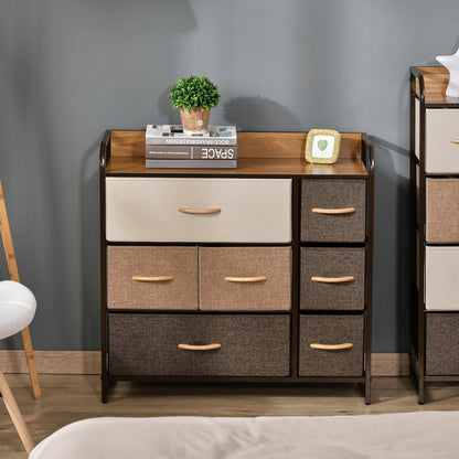 3-Tier Storage Organizer for Bedroom and Workspace Maple Wood
