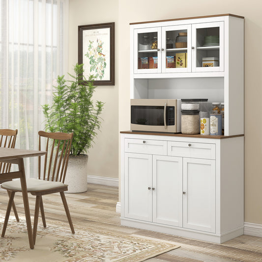 White Kitchen Pantry Cabinet