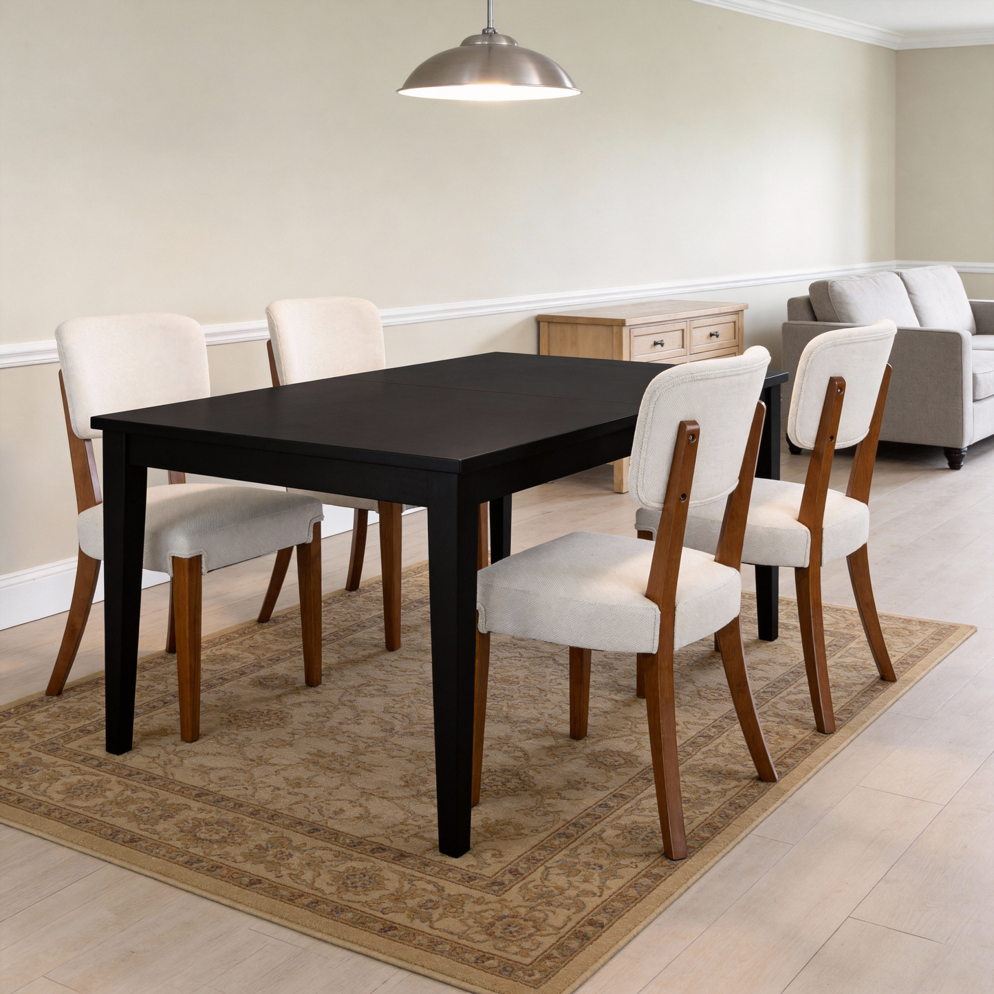 Modern Armless Dining Chairs set of 2