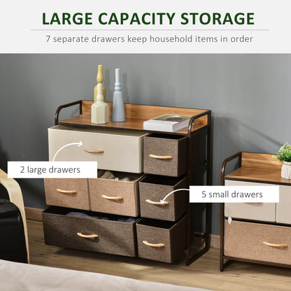 3-Tier Storage Organizer for Bedroom and Workspace Maple Wood