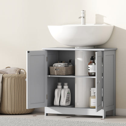Light Gray Bathroom Vanity Cabinet
