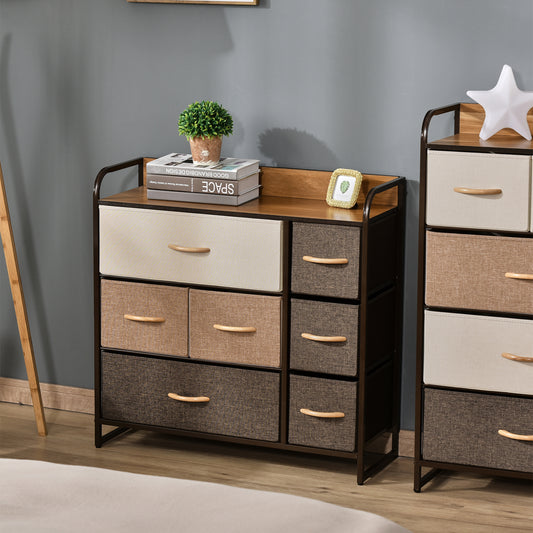 3-Tier Storage Organizer for Bedroom and Workspace Maple Wood
