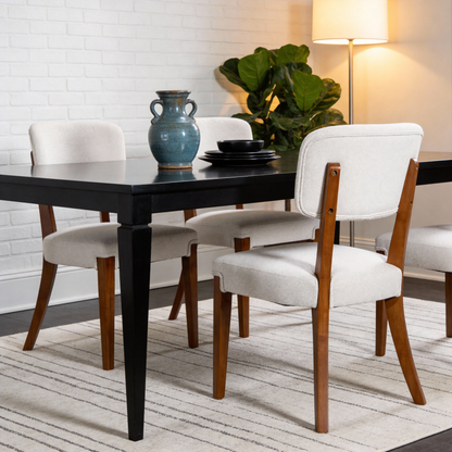 Modern Armless Dining Chairs set of 2