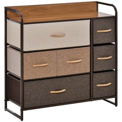 3-Tier Storage Organizer for Bedroom and Workspace Maple Wood